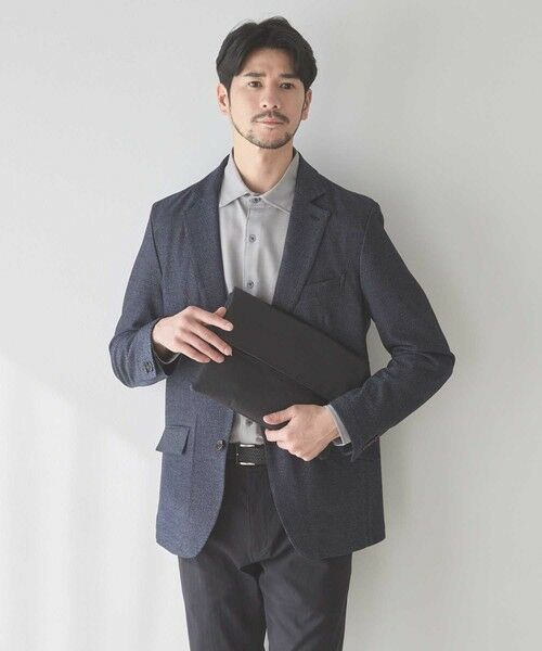 MEN'S BIGI / メンズビギ ショルダーバッグ | 2WAYシンセティックレザークラッチバッグ | 詳細12