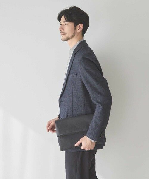 MEN'S BIGI / メンズビギ ショルダーバッグ | 2WAYシンセティックレザークラッチバッグ | 詳細13