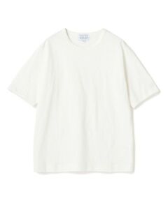 MEN'S BIGI / メンズビギ Tシャツ | スラブ天竺袖刺繍Tシャツ