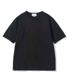 MEN'S BIGI / メンズビギ Tシャツ | スラブ天竺袖刺繍Tシャツ