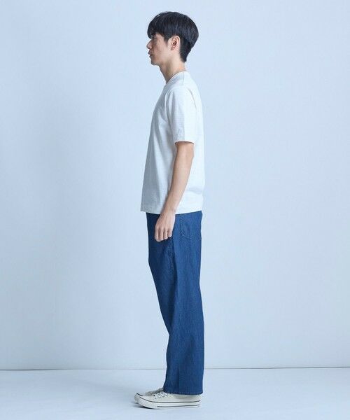 MEN'S BIGI / メンズビギ Tシャツ | スラブ天竺袖刺繍Tシャツ | 詳細4