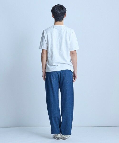MEN'S BIGI / メンズビギ Tシャツ | スラブ天竺袖刺繍Tシャツ | 詳細5