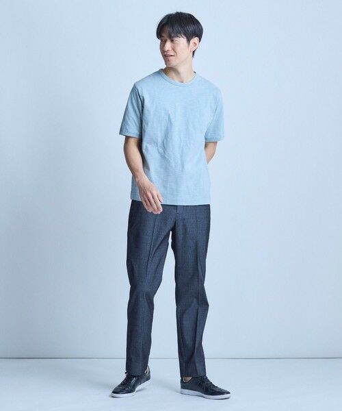 MEN'S BIGI / メンズビギ Tシャツ | スラブ天竺袖刺繍Tシャツ | 詳細25