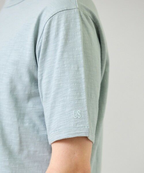 MEN'S BIGI / メンズビギ Tシャツ | スラブ天竺袖刺繍Tシャツ | 詳細29