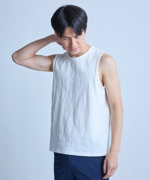 MEN'S BIGI / メンズビギ タンクトップ | スラブ天竺タンクトップ | 詳細1