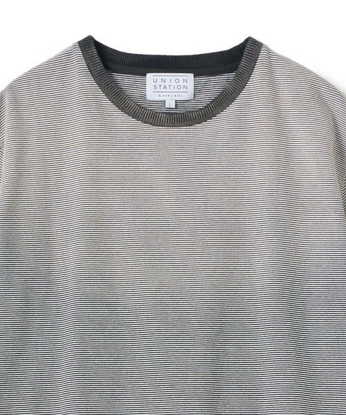 MEN'S BIGI / メンズビギ Tシャツ | ヴィンテージライクミジンボーダーTシャツ＜ストレッチ・マシンウォッシャブル＞ | 詳細2