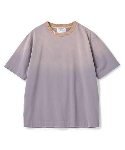 MEN'S BIGI / メンズビギ Tシャツ | ヴィンテージライクミジンボーダーTシャツ＜ストレッチ・マシンウォッシャブル＞（ブルー）