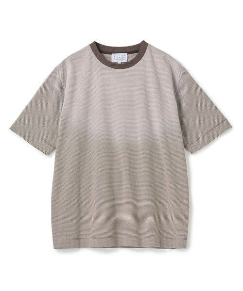 MEN'S BIGI / メンズビギ Tシャツ | ヴィンテージライクミジンボーダーTシャツ＜ストレッチ・マシンウォッシャブル＞（ホワイト系）