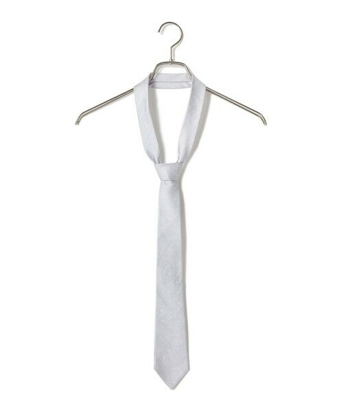 MEN'S BIGI / メンズビギ ネクタイ | シャドーペイズリー小紋柄xピンドット柄クレリックタイ | 詳細3