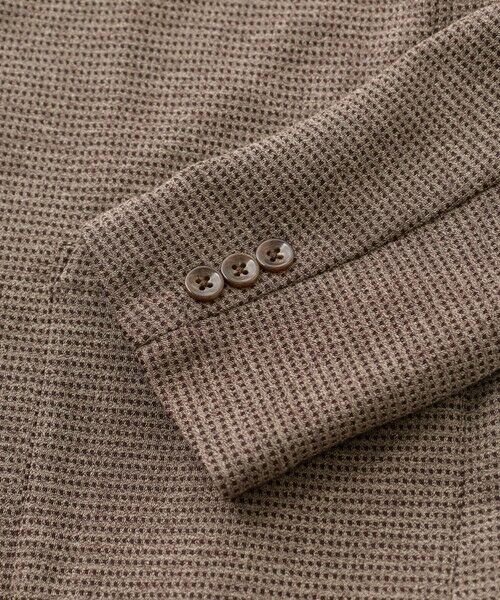 MEN'S BIGI / メンズビギ テーラードジャケット | ピンドットダブルラッセル ライトジャケット＜ストレッチ＞＜速乾性＞ | 詳細7
