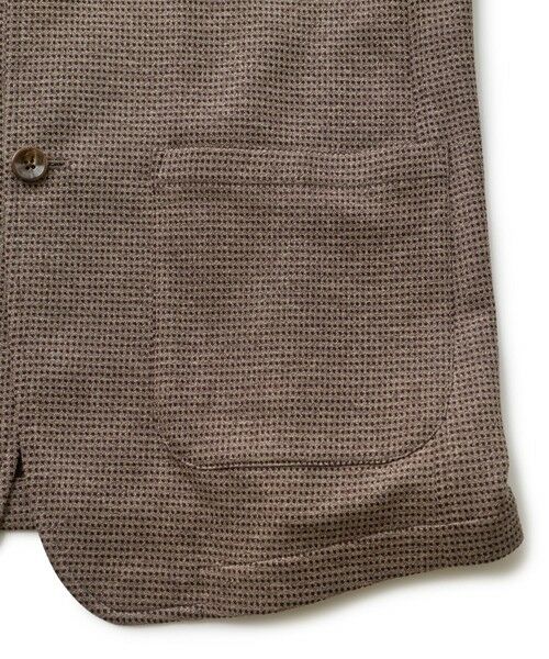 MEN'S BIGI / メンズビギ テーラードジャケット | ピンドットダブルラッセル ライトジャケット＜ストレッチ＞＜速乾性＞ | 詳細8