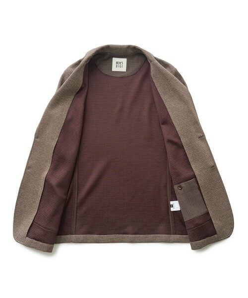 MEN'S BIGI / メンズビギ テーラードジャケット | ピンドットダブルラッセル ライトジャケット＜ストレッチ＞＜速乾性＞ | 詳細9