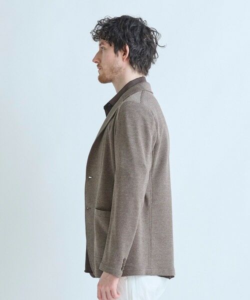 MEN'S BIGI / メンズビギ テーラードジャケット | ピンドットダブルラッセル ライトジャケット＜ストレッチ＞＜速乾性＞ | 詳細2