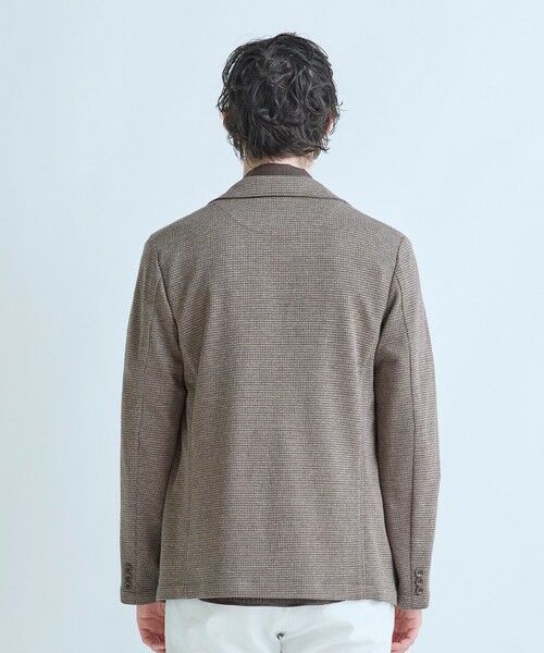 MEN'S BIGI / メンズビギ テーラードジャケット | ピンドットダブルラッセル ライトジャケット＜ストレッチ＞＜速乾性＞ | 詳細3