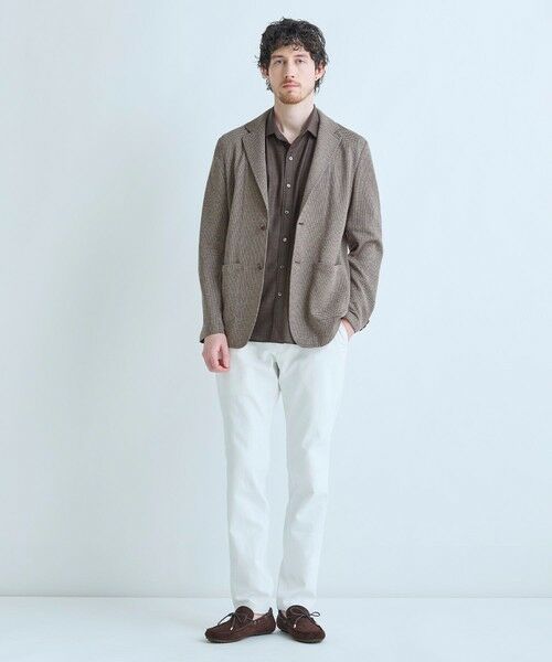 MEN'S BIGI / メンズビギ テーラードジャケット | ピンドットダブルラッセル ライトジャケット＜ストレッチ＞＜速乾性＞ | 詳細4