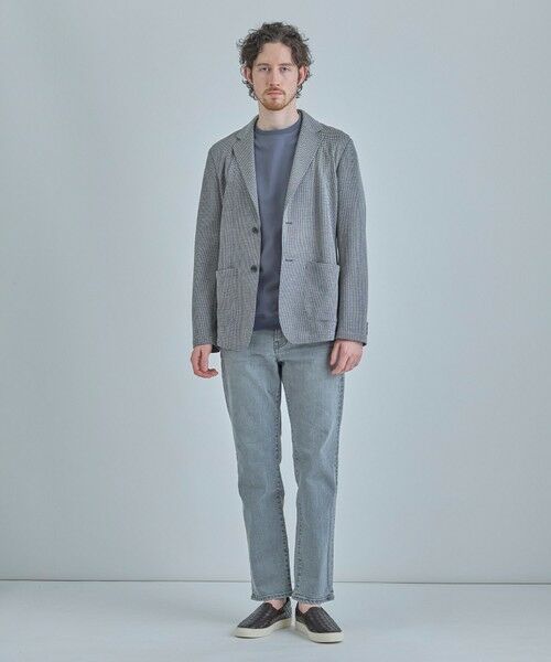 MEN'S BIGI / メンズビギ テーラードジャケット | ピンドットダブルラッセル ライトジャケット＜ストレッチ＞＜速乾性＞ | 詳細15