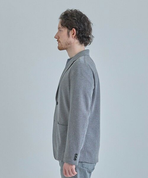 MEN'S BIGI / メンズビギ テーラードジャケット | ピンドットダブルラッセル ライトジャケット＜ストレッチ＞＜速乾性＞ | 詳細13