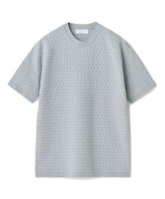 MEN'S BIGI / メンズビギ Tシャツ | 【ACTIVE TAILOR】ブリスターニットジャカードＴシャツ＜通気性/速乾性＞