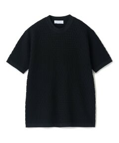 MEN'S BIGI / メンズビギ Tシャツ | 【ACTIVE TAILOR】ブリスターニットジャカードＴシャツ＜通気性/速乾性＞