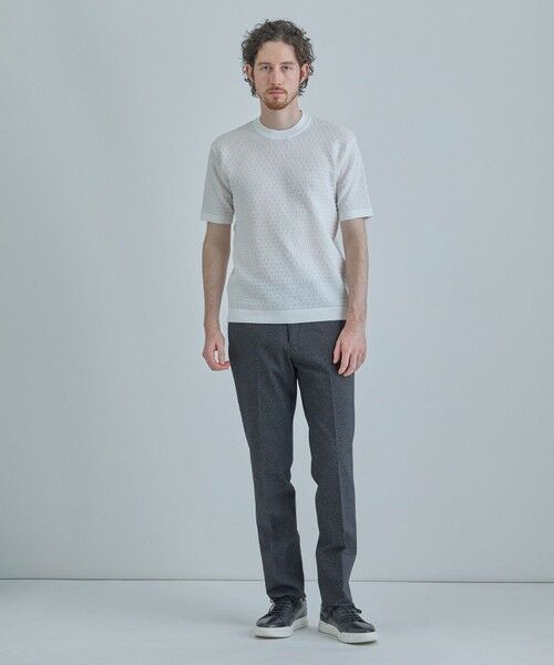 MEN'S BIGI / メンズビギ Tシャツ | 【ACTIVE TAILOR】ブリスターニットジャカードＴシャツ＜通気性/速乾性＞ | 詳細5