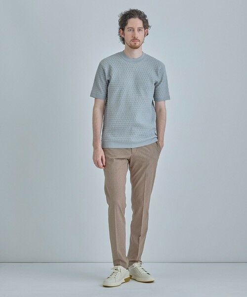 MEN'S BIGI / メンズビギ Tシャツ | 【ACTIVE TAILOR】ブリスターニットジャカードＴシャツ＜通気性/速乾性＞ | 詳細11