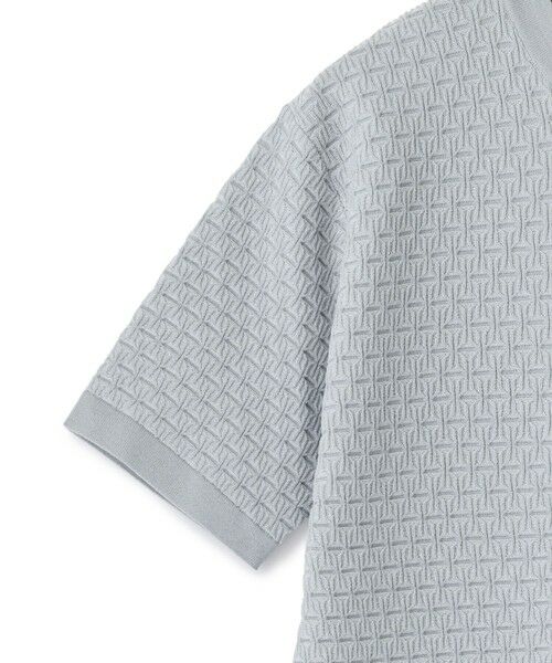 MEN'S BIGI / メンズビギ Tシャツ | 【ACTIVE TAILOR】ブリスターニットジャカードＴシャツ＜通気性/速乾性＞ | 詳細14