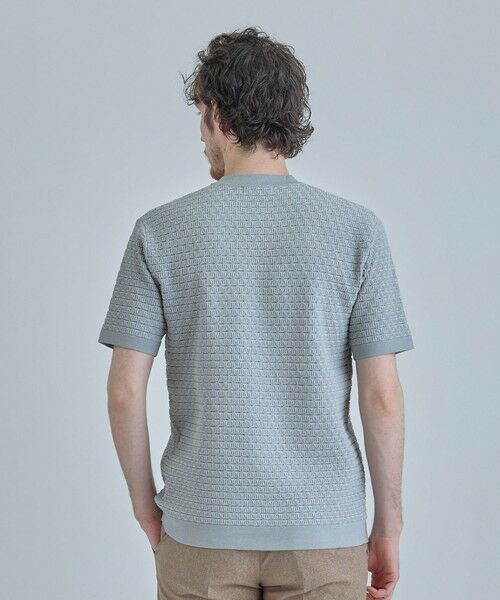 MEN'S BIGI / メンズビギ Tシャツ | 【ACTIVE TAILOR】ブリスターニットジャカードＴシャツ＜通気性/速乾性＞ | 詳細10