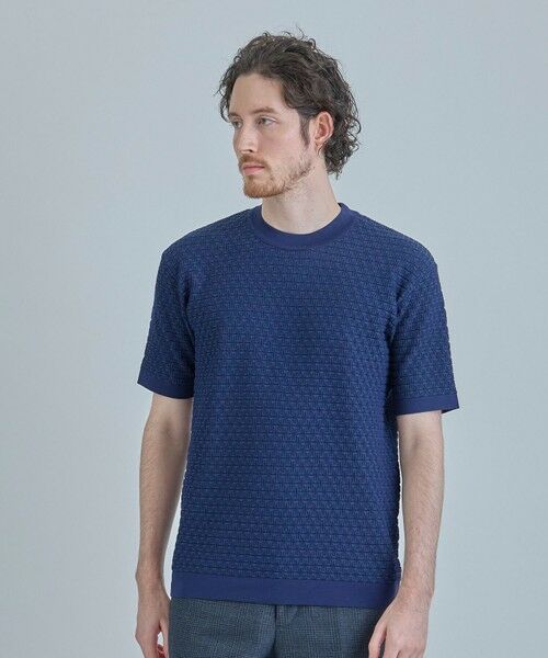 MEN'S BIGI / メンズビギ Tシャツ | 【ACTIVE TAILOR】ブリスターニットジャカードＴシャツ＜通気性/速乾性＞ | 詳細23