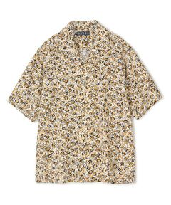 MEN'S BIGI / メンズビギ シャツ・ブラウス | レーヨンリネン 復刻プリントアロハシャツ