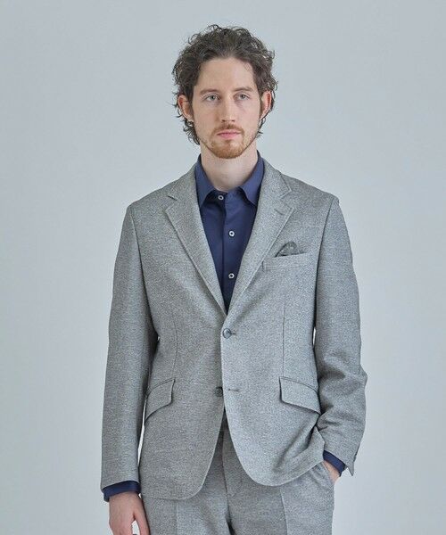 MEN'S BIGI / メンズビギ テーラードジャケット | 【ACTIVE TAILOR】カラミメッシュストレッチジャケット＜軽量/通気性/ストレッチ＞ | 詳細1