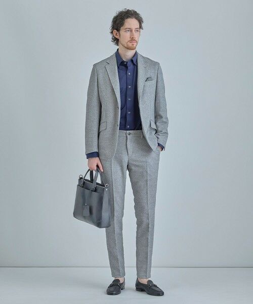 MEN'S BIGI / メンズビギ テーラードジャケット | 【ACTIVE TAILOR】カラミメッシュストレッチジャケット＜軽量/通気性/ストレッチ＞ | 詳細6
