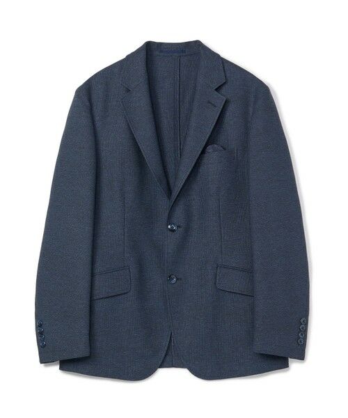 MEN'S BIGI / メンズビギ テーラードジャケット | 【ACTIVE TAILOR】カラミメッシュストレッチジャケット＜軽量/通気性/ストレッチ＞（ネイビー）
