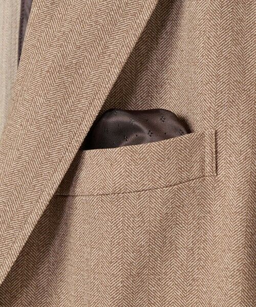 MEN'S BIGI / メンズビギ テーラードジャケット | 【ACTIVE TAILOR】Dot Air ヘリンボーン×千鳥格子/デニム柄 セットアップジャケット＜通気性/吸水速乾/ストレッチ＞ | 詳細6