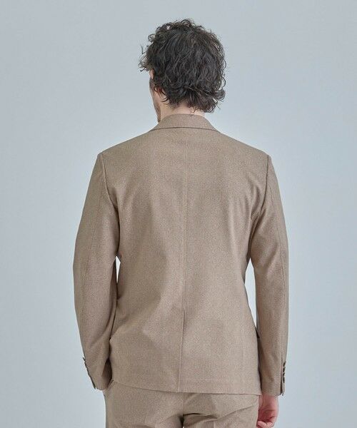 MEN'S BIGI / メンズビギ テーラードジャケット | 【ACTIVE TAILOR】Dot Air ヘリンボーン×千鳥格子/デニム柄 セットアップジャケット＜通気性/吸水速乾/ストレッチ＞ | 詳細3