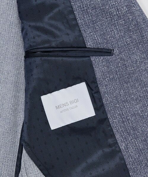 MEN'S BIGI / メンズビギ テーラードジャケット | 【ACTIVE TAILOR】Dot Air ヘリンボーン×千鳥格子/デニム柄 セットアップジャケット＜通気性/吸水速乾/ストレッチ＞ | 詳細19