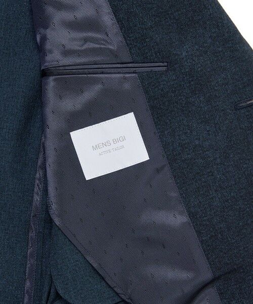 MEN'S BIGI / メンズビギ テーラードジャケット | 【ACTIVE TAILOR】Dot Air ヘリンボーン×千鳥格子/デニム柄 セットアップジャケット＜通気性/吸水速乾/ストレッチ＞ | 詳細25