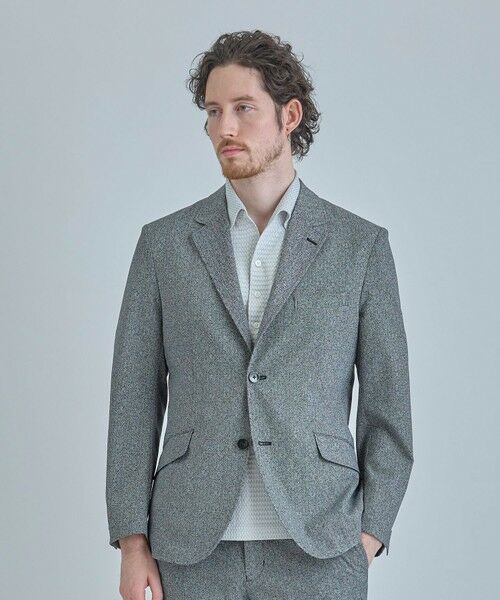 MEN'S BIGI / メンズビギ テーラードジャケット | 【ACTIVE TAILOR】Dot Air ヘリンボーン×千鳥格子/デニム柄 セットアップジャケット＜通気性/吸水速乾/ストレッチ＞ | 詳細26