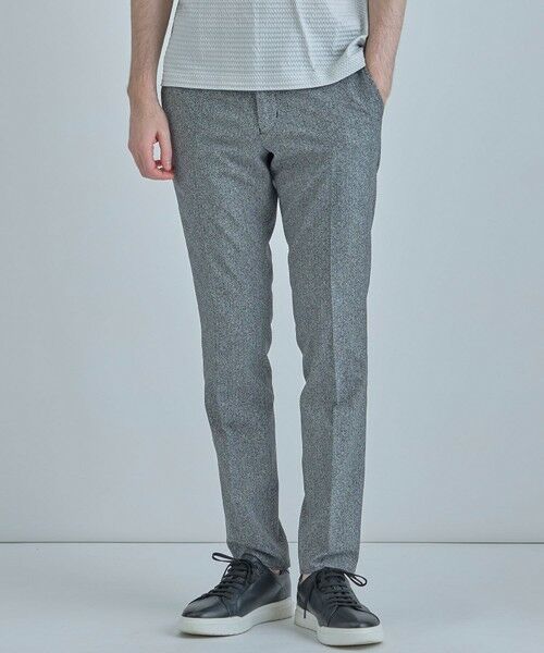 MEN'S BIGI / メンズビギ スラックス・ドレスパンツ | 【ACTIVE TAILOR】Dot Air ヘリンボーン×千鳥格子/デニム柄 セットアップパンツ＜通気性/吸水速乾/ストレッチ＞ | 詳細23