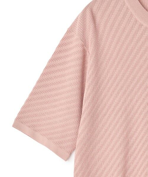 MEN'S BIGI / メンズビギ Tシャツ | ハイゲージジャカード 薄手モックネックサマーニット＜持続冷感＞ | 詳細11