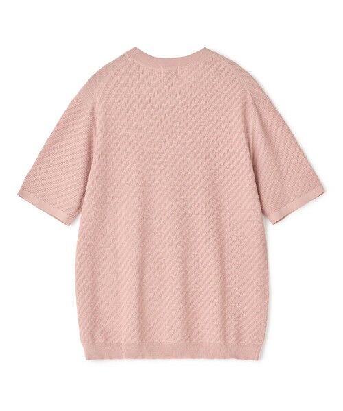 MEN'S BIGI / メンズビギ Tシャツ | ハイゲージジャカード 薄手モックネックサマーニット＜持続冷感＞ | 詳細14