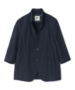 MEN'S BIGI / メンズビギ カーディガン・ボレロ | トリコットプリントワッシャー 七分袖カットジャケット