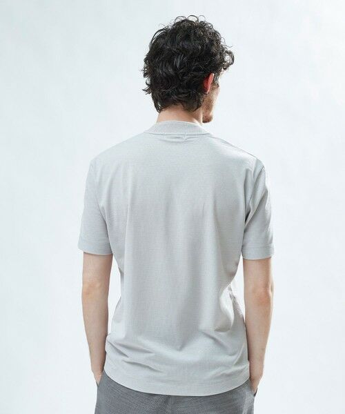 MEN'S BIGI / メンズビギ Tシャツ | 東レPrimeflex 麻調ドットメッシュ クルーネックTシャツ＜吸水速乾/通気性＞ | 詳細3