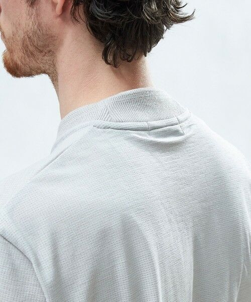MEN'S BIGI / メンズビギ Tシャツ | 東レPrimeflex 麻調ドットメッシュ クルーネックTシャツ＜吸水速乾/通気性＞ | 詳細5