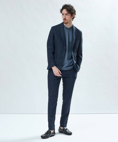 MEN'S BIGI / メンズビギ Tシャツ | 東レPrimeflex 麻調ドットメッシュ クルーネックTシャツ＜吸水速乾/通気性＞ | 詳細12