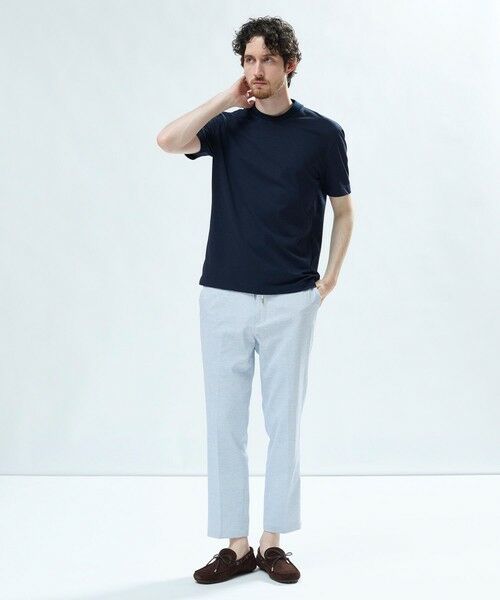 MEN'S BIGI / メンズビギ Tシャツ | 東レPrimeflex 麻調ドットメッシュ クルーネックTシャツ＜吸水速乾/通気性＞ | 詳細15