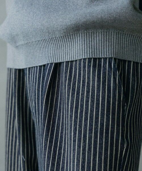 MEN'S BIGI / メンズビギ その他パンツ | ストレッチヒッコリーワンタックワイドテーパードパンツ | 詳細10