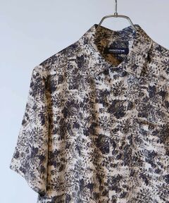 MEN'S BIGI / メンズビギ シャツ・ブラウス | オリエンタル柄プリントレギュラーカラー半袖シャツ