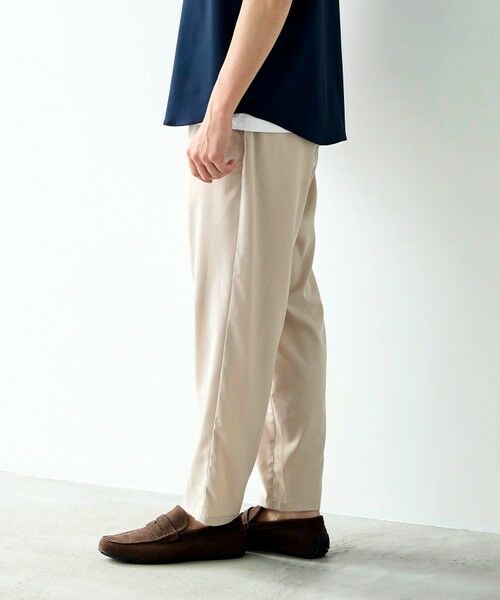 MEN'S BIGI / メンズビギ その他パンツ | 【イージーケア】ストレッチカチオンテーパードパンツ | 詳細2