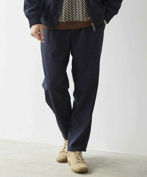 MEN'S BIGI / メンズビギ スラックス・ドレスパンツ | ＜セットアップ対応＞アルガンオイル加工 リラックスパンツ | 詳細1