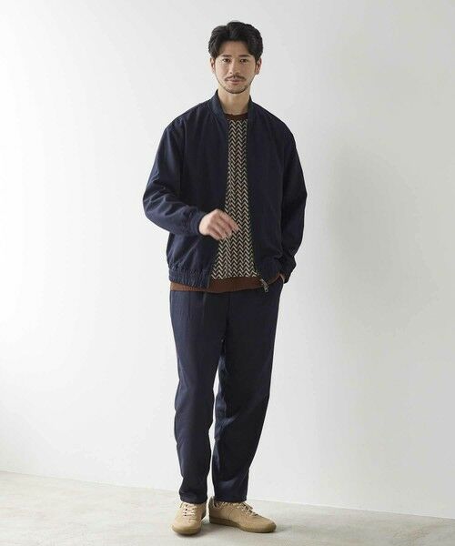MEN'S BIGI / メンズビギ スラックス・ドレスパンツ | ＜セットアップ対応＞アルガンオイル加工 リラックスパンツ | 詳細4